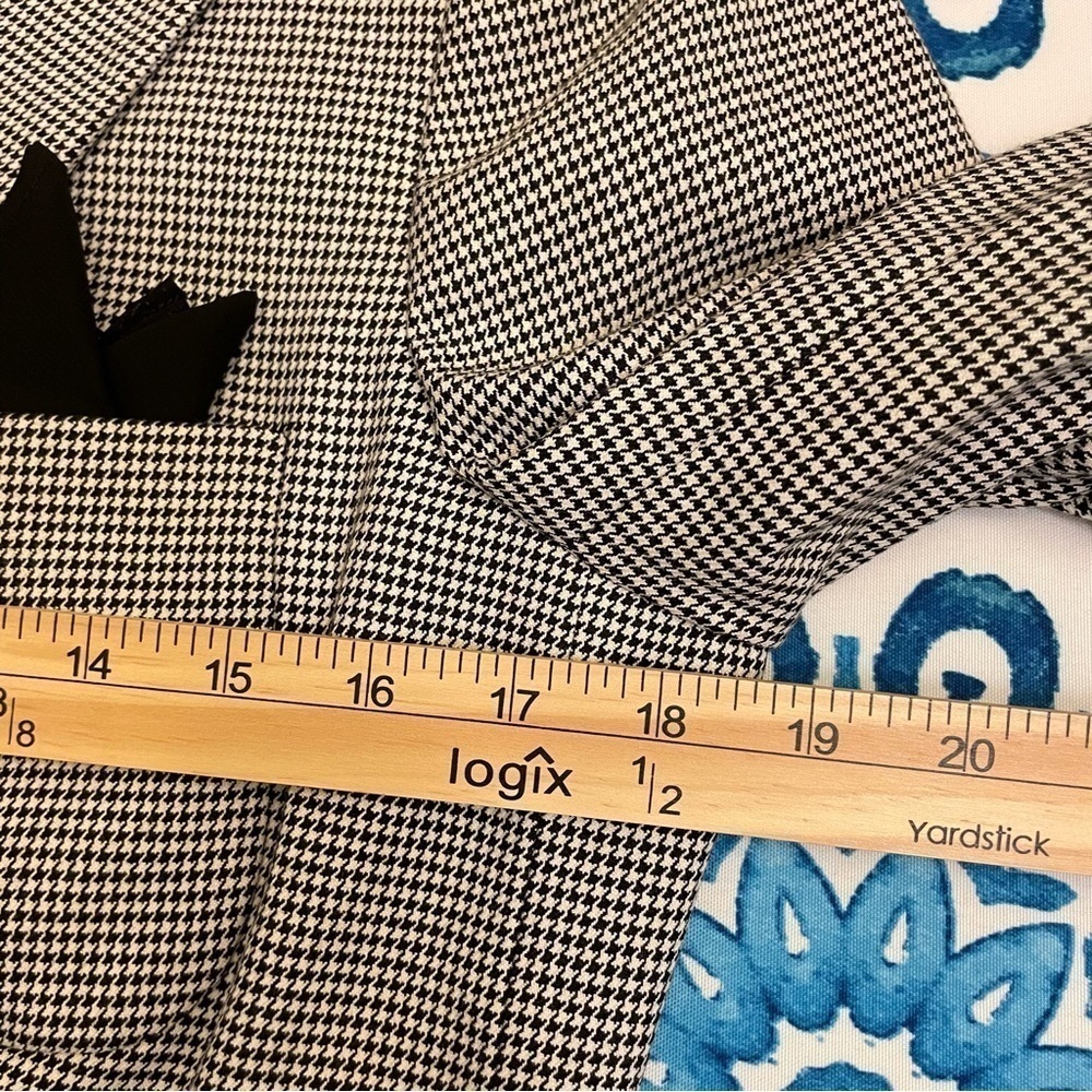 Lauren Ralph Lauren Houndstooth black and white Blazer 10 - Picture 10 of 13